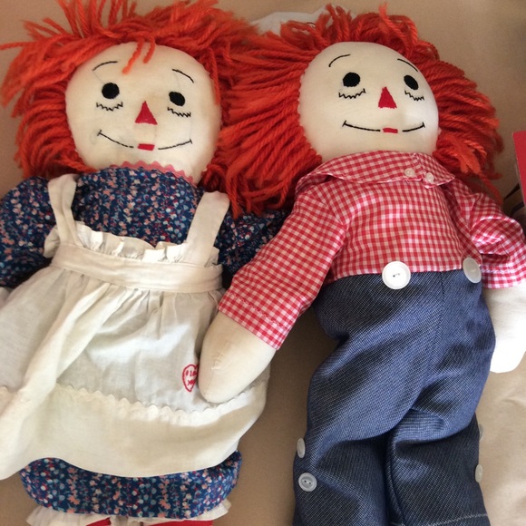 vintage raggedy ann and andy
